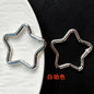 1PCS Five-pointed Star Shaped Aluminum Carabiner Key Chain Clip
