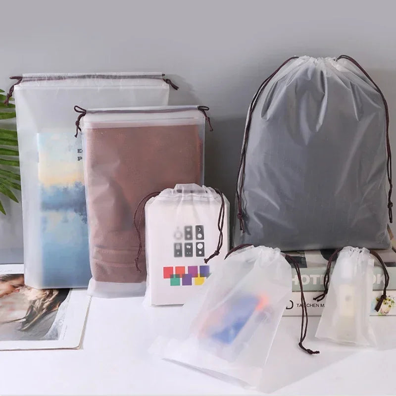 Cute Cartoon Transparent Travel Cosmetic Bag Make Up Case Women Waterproof Makeup Beauty Wash Organizer Toiletry Kit Storage Bag