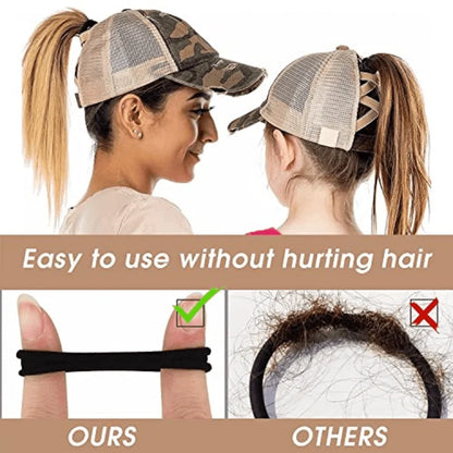 50/100/200pcs Women Girl Mixed Colors Hair Bands Basic Hair Ties Elastic Headband Simple Hair  Accessories Ponytail Holder