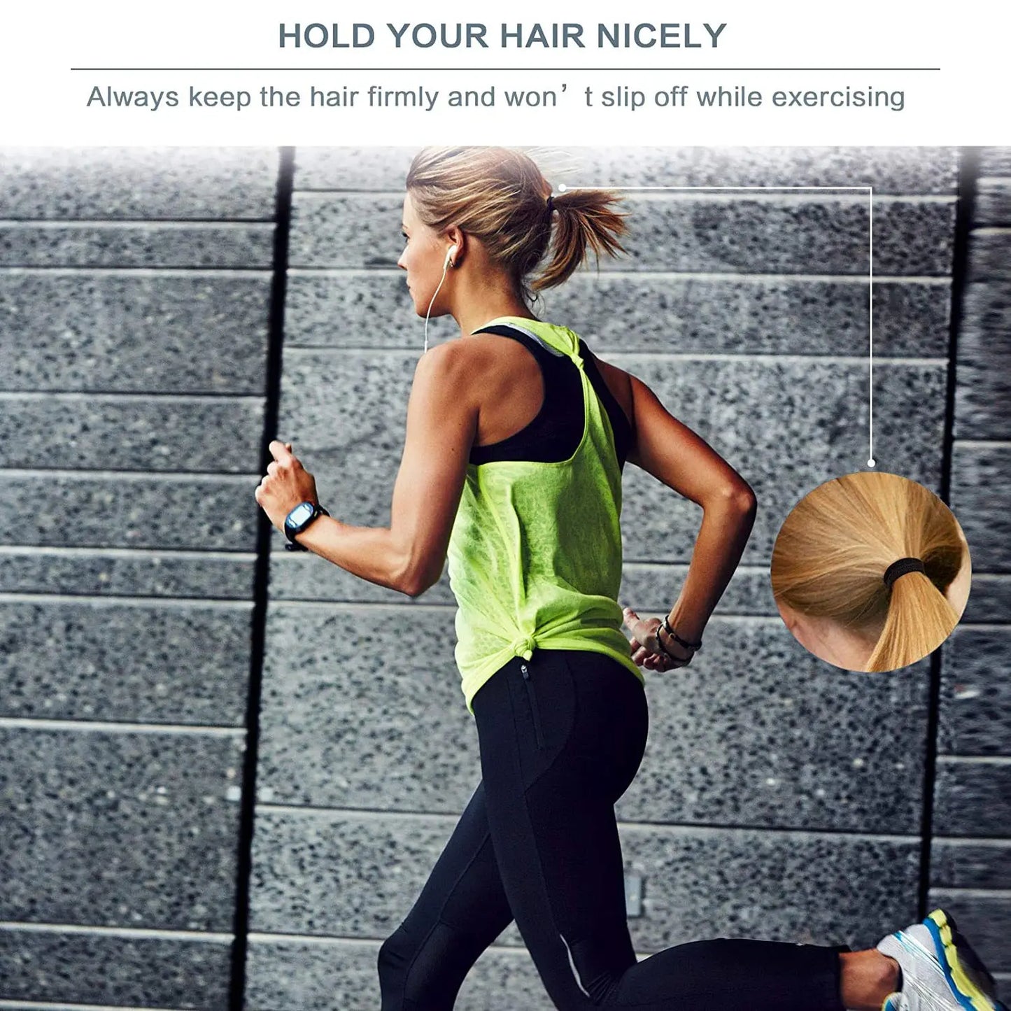 50/100/200pcs Women Girl Mixed Colors Hair Bands Basic Hair Ties Elastic Headband Simple Hair  Accessories Ponytail Holder