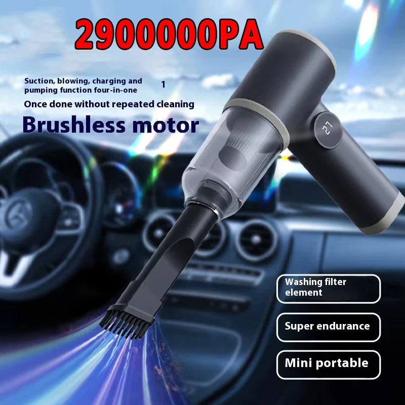 Handheld Car Wireless Vacuum Cleaner Washing Blowing Dual-use Household Strong Suction Portable Charging Vacuum Cleaner