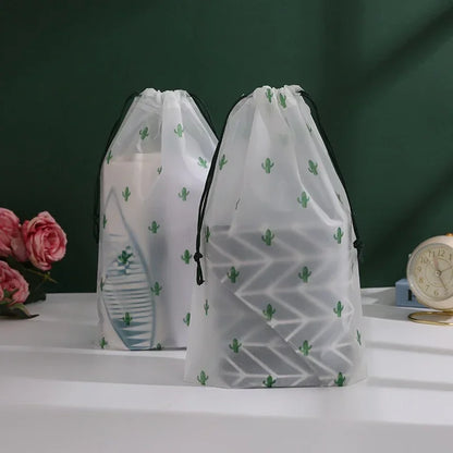 Cute Cartoon Transparent Travel Cosmetic Bag Make Up Case Women Waterproof Makeup Beauty Wash Organizer Toiletry Kit Storage Bag